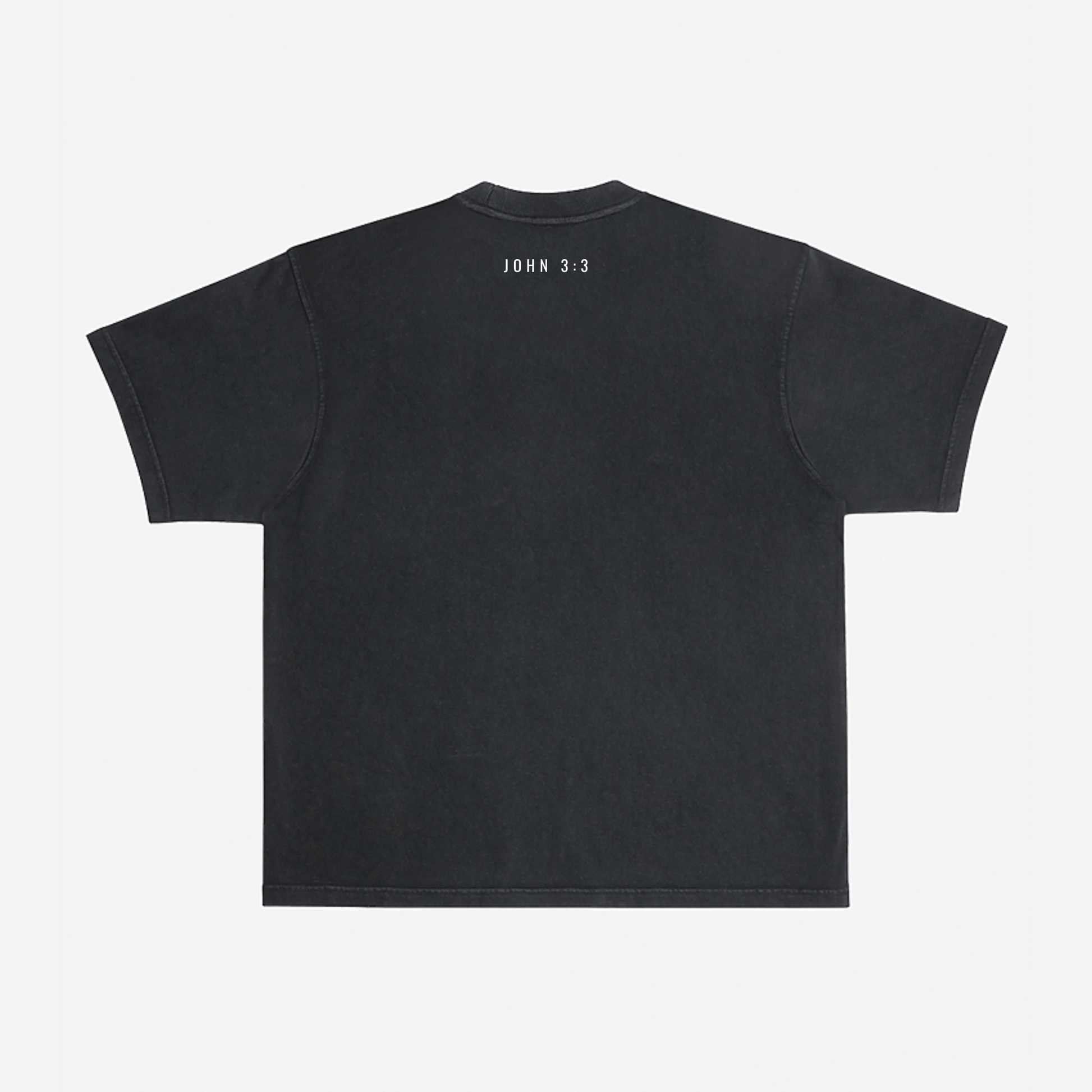 BORN AGAIN OVERSIZED TEE (WASHED BLACK) - effortless essentials co.