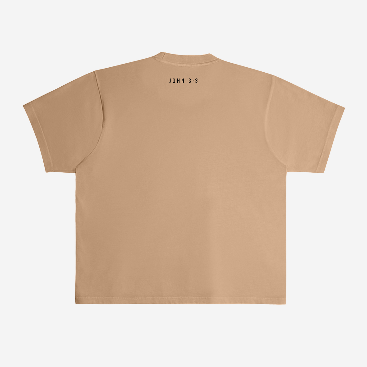 BORN AGAIN OVERSIZED TEE (SANDSTONE BEIGE) - effortless essentials co.