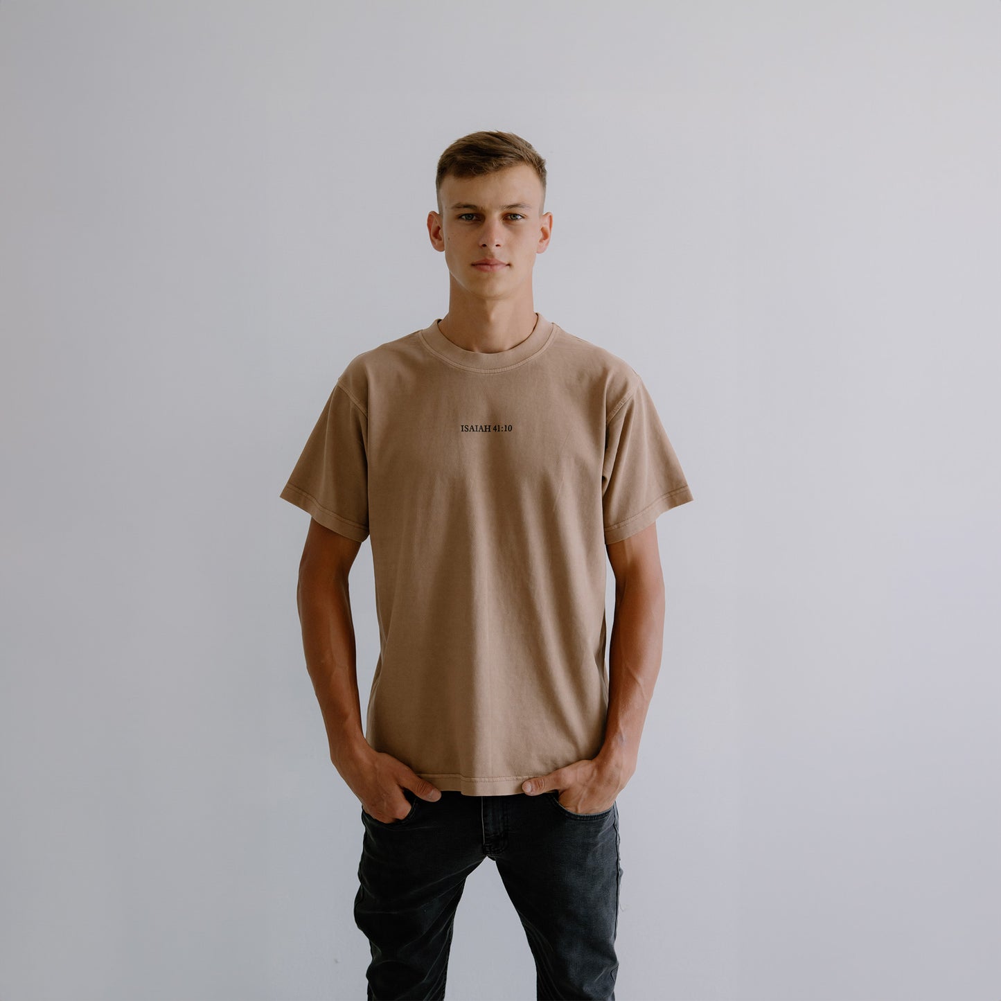 ISAIAH 41:10 OVERSIZED TEE - effortless essentials co.