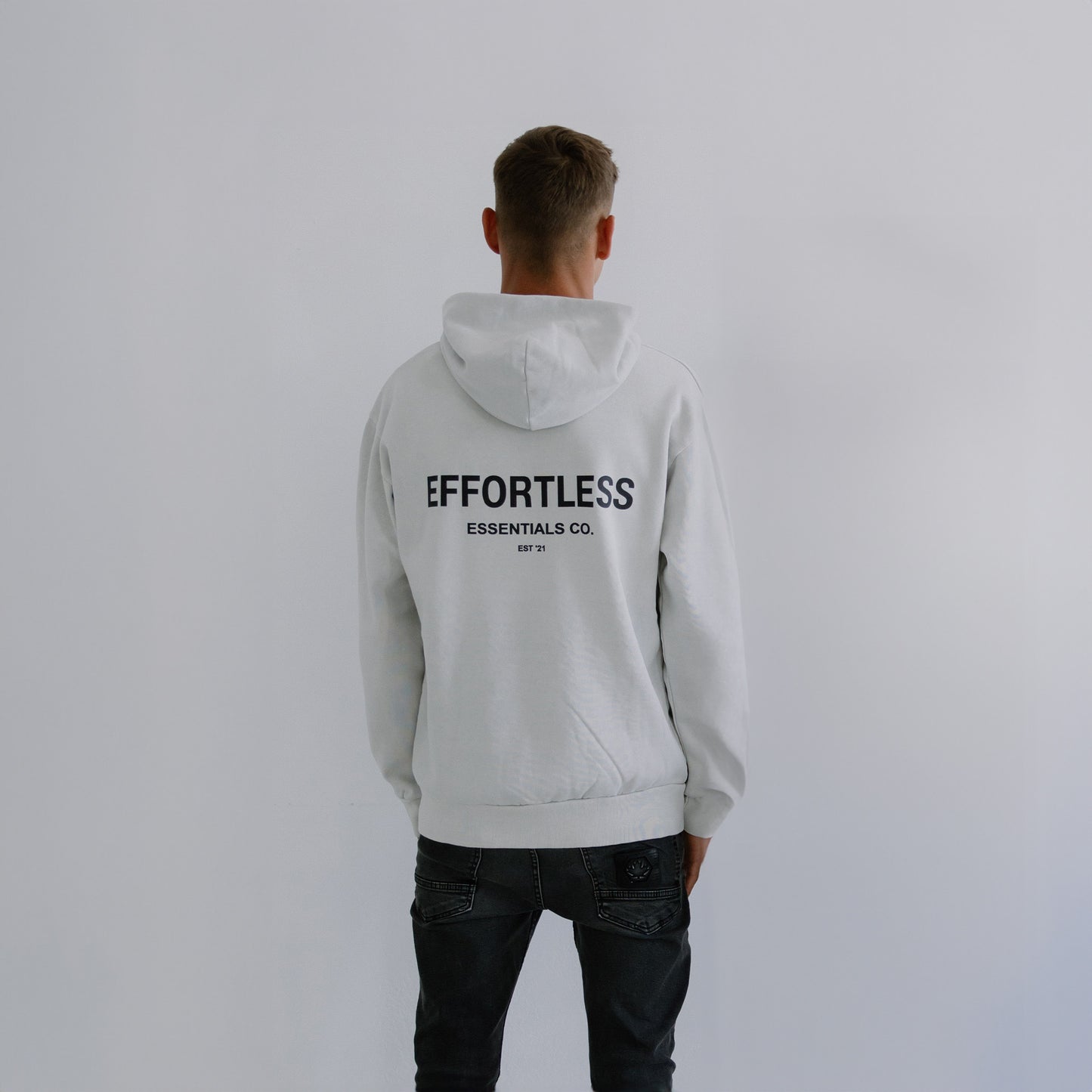 THE OG LOGO HOODIE (MOONSTONE GREY) - effortless essentials co.