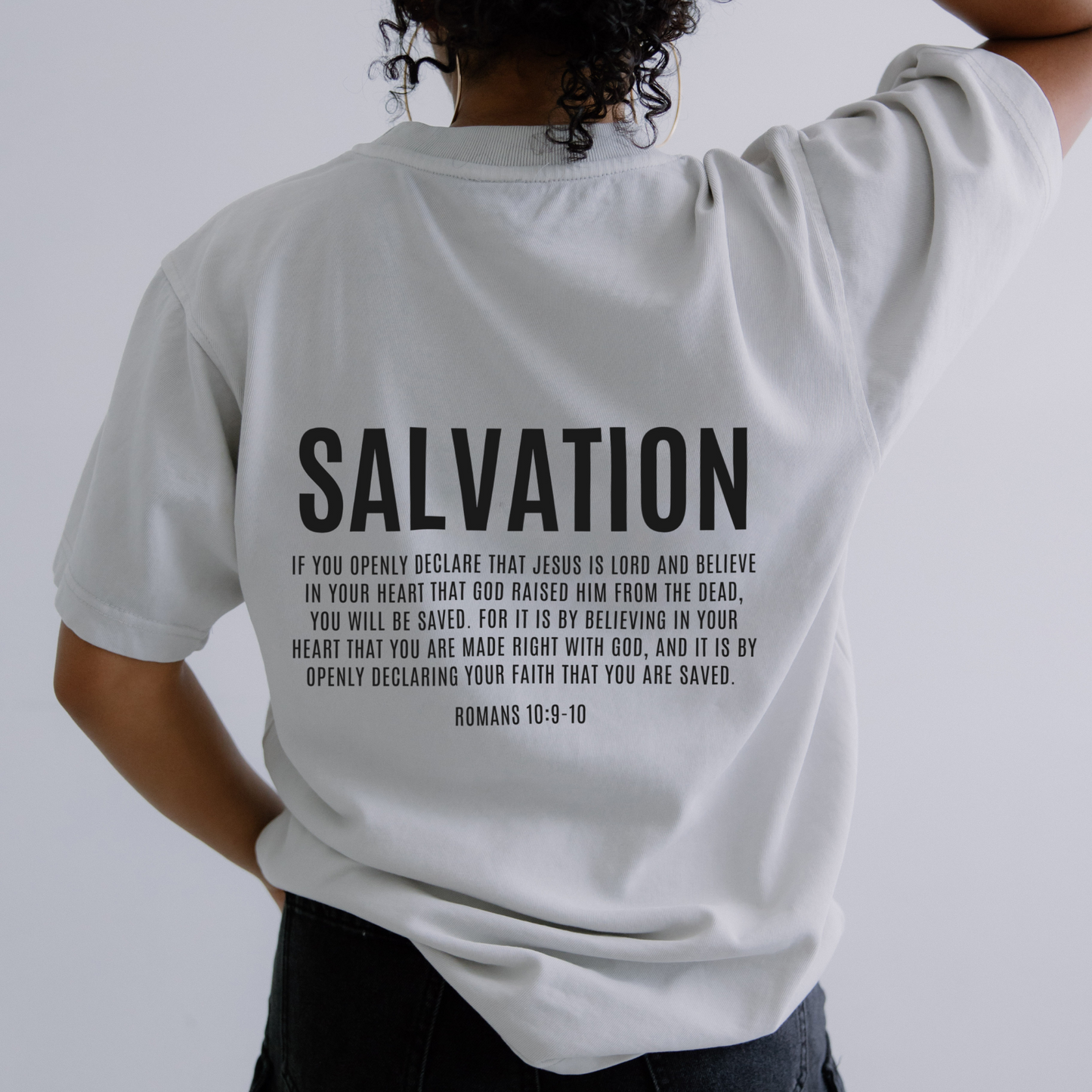 SALVATION OVERSIZED TEE (MOONSTONE GREY)