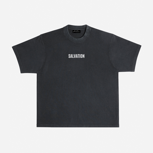 SALVATION OVERSIZED TEE (WASHED BLACK)