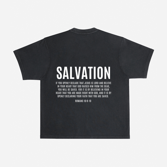 SALVATION OVERSIZED TEE (WASHED BLACK)